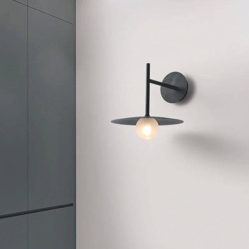 Axyaa Nordic Modern Flying Saucer Wall Lamp for Staircase, Aisle, Bedroom, Sconces