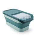 Axyaa Foldable Rice Bucket Grains Storage Container - Large Capacity, Insect-Proof