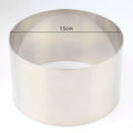 Axyaa Stainless Steel Round Mold for Tiramisu & Mousse Cake Decorating
