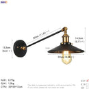Axyaa Vintage Industrial Wall Light Sconce LED Bedroom Stair Loft Up Down