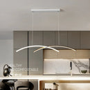 Axyaa Modern LED Chandelier Strip for Dining Room and Living Room