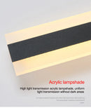 Axya Outdoor LED Wall Light for Courtyard Garden Porch IP65 Long Sconce