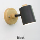 Axyaa Wooden GU10 Wall Lamp in 6 Colors - Nordic Indoor Wall Light