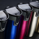 Axyaa 450Ml Thermos Coffee Mug - High-End Business Cup Vacuum Flask, Insulated Water Bottle
