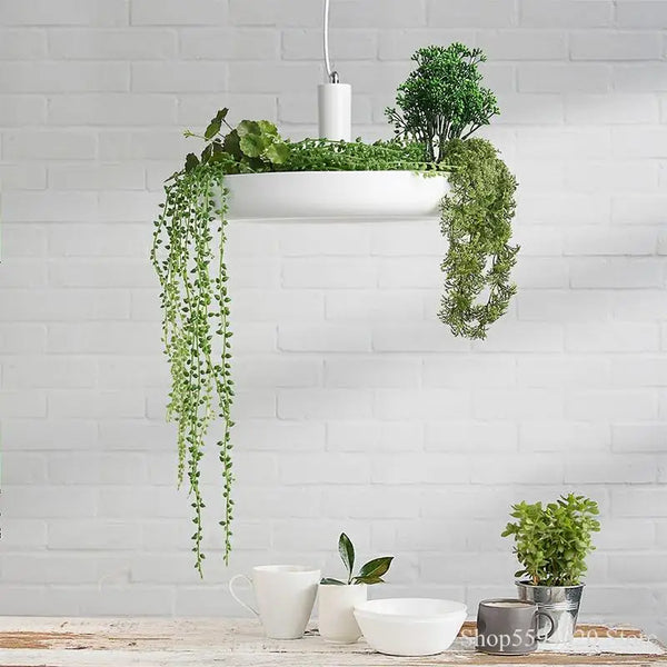 Axyaa Plant Flower Pendant Light Potted Indoor Hanglamp LED Modern Fixture