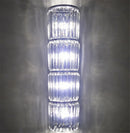 Axyaa Crystal Wall Sconce LED Light: Elegant Bedroom Lighting