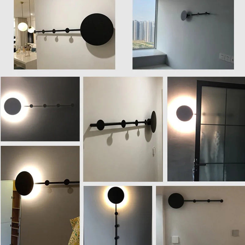 Axyaa Nordic Minimalist Wall Lamp for Modern Indoor Lighting
