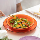 Axyaa BONITA Mix-Color 36-Piece Dinnerware Set for 12, Earthenware Plates