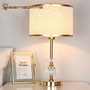 Axyaa Crystal Ball Table Lamp For Bedroom Living Room - Modern European Style