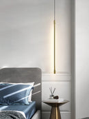 Nordic Living Room Pendant Lamp by Axya - Minimalistic, Long Line Dining Room Light