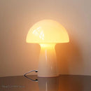 Axyaa Vintage Glass Mushroom Table Lamp: LED Desk Lamp for Living Room