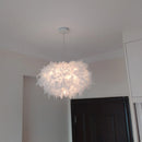 Axyaa LED Feather Pendant Lights for Stylish Home Decor
