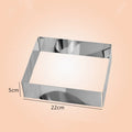 Axyaa Stainless Steel Tiramisu Mousse Cake Mold Kitchen Baking Tools