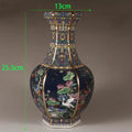 Axyaa Ancient Enamel Flower Bird Vase Collection - Home Desk Decor