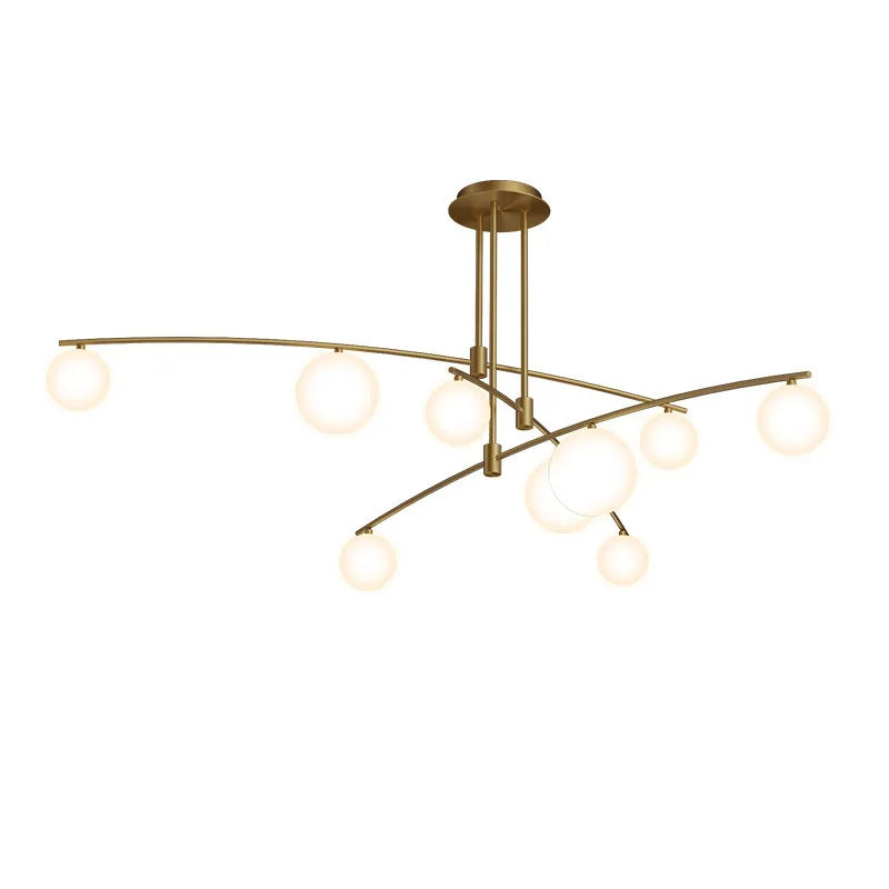 Axyaa Nordic Magic Bean Chandelier Modern Creative Living Room Bedroom Lighting