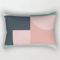 Axyaa Velvet Lumbar Pillow Cover for Sofa and Bedroom