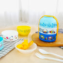 Axyaa Kids Double-layer Lunch Box: Microwavable & Portable Food Container