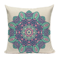 Bohemian Linen Cushion Cover 45x45 for Sofa - Axyaa Brand Home Decor