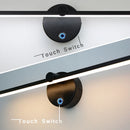 Axyaa Indoor LED Wall Lamps: Touch Stepless Dimming, 350° Rotation, Ideal for Living Room and Bedside