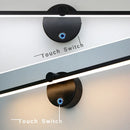 Axyaa Indoor LED Wall Lamps: Touch Stepless Dimming, 350° Rotation, Perfect for Living Room & Bedroom