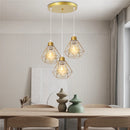 Axyaa Iron Frame Pendant Chandelier for Modern Indoor Lighting