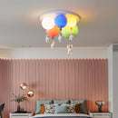 Axyaa Frosted Space Balloon Lamp Chandelier for Children's Room