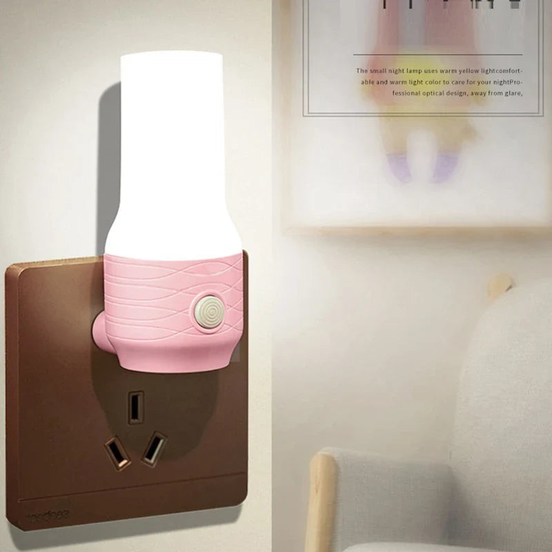 Axya LED Night Light Wall Lamp with Dimming Switch - 2 Color Options