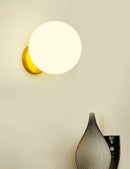 Luxury Glass Ball Wall Lamp for Bedroom, Axyaa Brand