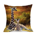 Axyaa Animal Print Cushion Cover - Cozy Sofa Decor