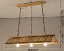 Axyaa Bamboo Pendant Chandelier: Chinese Classic Design for Kitchen, Cafe, Restaurant Lighting