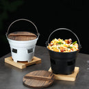 Axya Portable Charcoal Grill & Alcohol Stove Hot Pot Combo