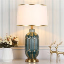 Axyaa Luxury Ceramic Table Lamp for Modern Living Room Office Bedroom