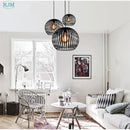 Axyaa Vintage Industrial Iron Pendant Lamps for Restaurant Bar Cafes Living Room.
