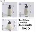 Axya Ceramic Foam Soap Dispenser for Hotels | Customizable Logo Kitchen Hand Sanitizer Bottle