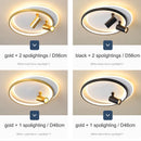 Axyaa Modern Dimmable LED Ceiling Lights with Remote Control for Bedroom and Living Room