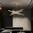 Axyaa Modern Pendant Light for Dining Room, Nordic Restaurant, Office, Bar - Long Hanging Fixture
