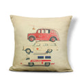 Axyaa Retro Record Camera Pillow Cover - 45X45CM