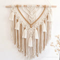 Axyaa Hand-Woven Macrame Wall Hanging - Bohemian Craft Decor, 55x65cm