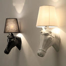 Axyaa Horse Wall Lamp Stair Light for Living Room Bedroom Hotel Corridor