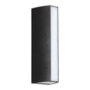 Axyaa LED Outdoor Wall Light Waterproof Sconce 4W Black Aluminum for Porch Garden
