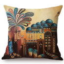 Axyaa Islamic Painting Arab Woman Cushion Cover