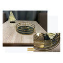 Axya Metal Frame Mirror Storage Tray for Home Decor and Organization