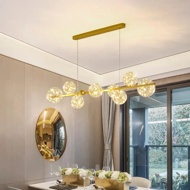 Axyaa Star Bright LED Chandeliers for Romantic Indoor Lighting