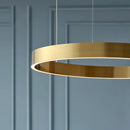 Axyaa Round LED Chandelier: Stylish Lighting for Home, Restaurant, or Bar