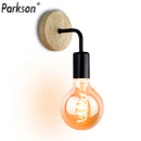 Axyaa Vintage Industrial Dimmable Wall Lamp with E27 Bulb