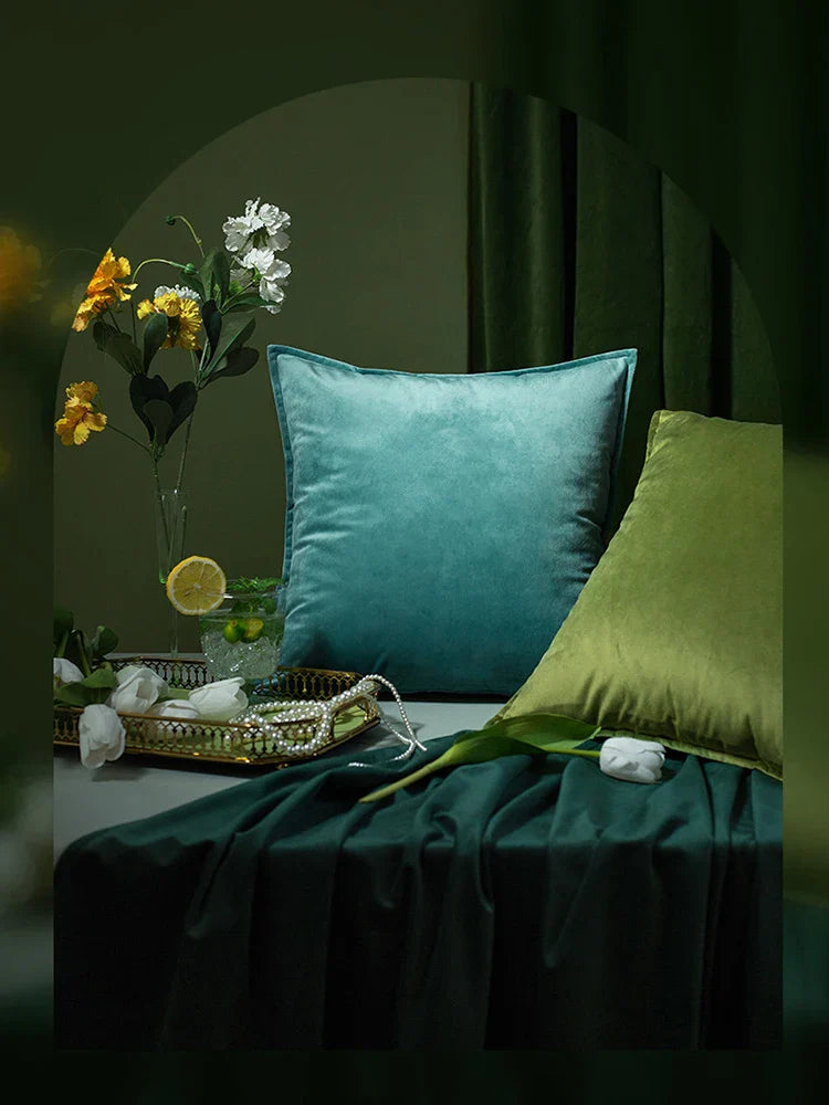 Velvet Nordic Cushion Cover for Sofa Living Room, 30x50cm - Axyaa