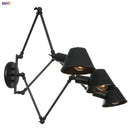 Axyaa Industrial Swing Arm LED Wall Sconce Vintage Style Loft Bedroom Lamp
