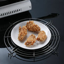 Axyaa Stainless Steel Fryer Steamer Stand with Oil Drain Rack and Food Steam Basket