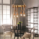 Bamboo Pendant Lights by Axyaa - Unique Loft Lighting for Kitchen and Bar Decor