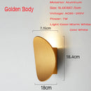 Aluminum LED Wall Lamp for Home Decor by Axyaa